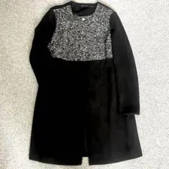 IVANKA TRUMP ノーカラージャケット ツイード切替 イヴァンカトランプ