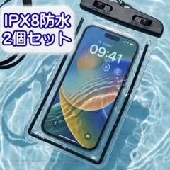 防水スマホケース iPhone スマホショルダーストラップ付き Android