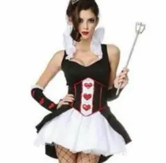 ハロウィン　コスプレ　ハートの女王