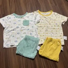 UNIQLO ベビーパジャマ 半袖 2点セットのサムネイル