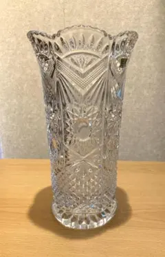 (出品ハッピーデー限定価格)KAMEI GLASS カットクリスタル花瓶