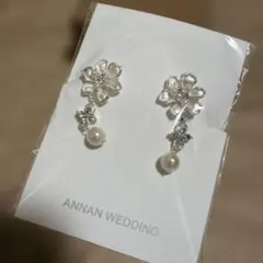 ANNAN WEDDING フラワー パール イヤリング
