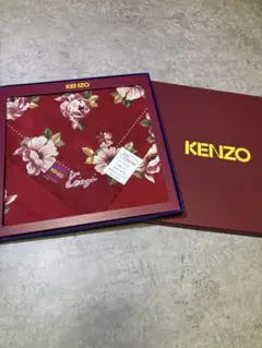 KENZO 大判　ハンカチ　スカーフ　膝掛け　箱入りのサムネイル
