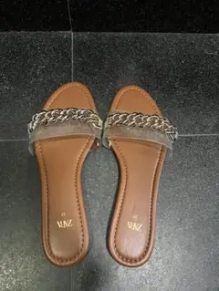 ZARA サンダル 37 24-24.5cm