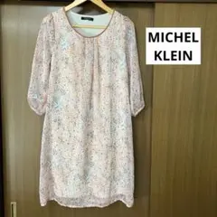 ♡MICHEL KLEIN♡シフォンチュニック　ワンピース　38サイズ　シアーのサムネイル