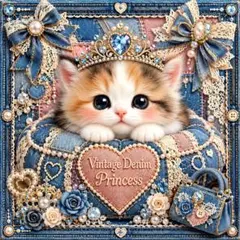 新柄‼️猫柄【365】限定パネル生地