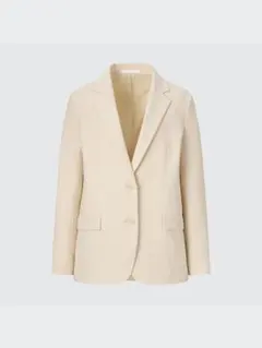 ユニクロ 感動ジャケットMサイズ ベージュ211-445167