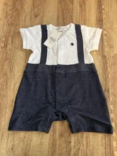 【新品未使用】polo Baby ロンパース　半袖　70cm