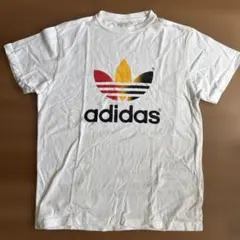 adidas アディダス　ロゴプリント Tシャツ L 90's