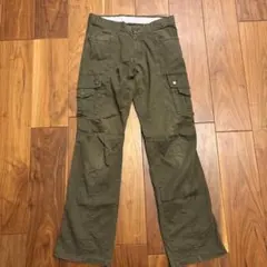 カーゴパンツ　MICHEL KLEIN homme 46 カーキ メンズ