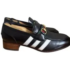 箱付✨グッチ×アディダス レザーブーツ スリーライン インターロッキング 黒 2026年最新】ADIDAS X GUCCI メンズ ブーツ・革靴の人気アイテム
