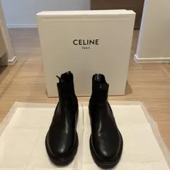 CELINE　セリーヌ　エディ期？　BE0222　サイドゴアブーツ　ダメージ有 2026年最新】CELINE カラー：ブラック系 メンズ サイドゴアブーツの