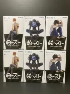 DEATH NOTE ぬーどるストッパーフィギュア 夜神月 リューク Ｌ 6個のサムネイル