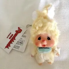 Monchhichiモンチッチ 顔でかチムたん キーチェーン イエロー 黄色