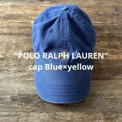 POLO RALPH LAUREN cap Blue×yellow