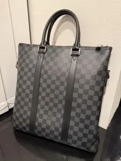 超極美品 ルイヴィトン ダミエ グラフィット アントン トート N40000 黒のサムネイル