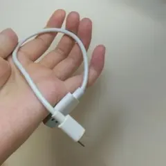 USB充電ケーブル USB-AとUSB-C ホワイト