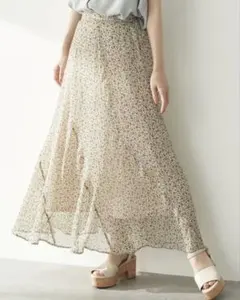 シフォンマーメイドスカート