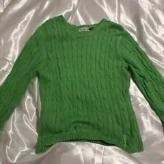 Polo Jeans Co. ケーブルニット セーター グリーンのサムネイル