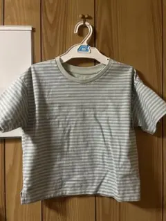 UNIQLO AIRism ベビー 半袖Tシャツ ボーダー 90