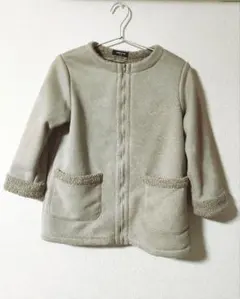 COMME CA ISM ガール コート 130A グレー コムサイズム 女の子