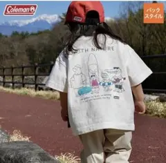 【新品、未使用】Coleman✖️saecanコラボベビーTシャツ 半袖90cm