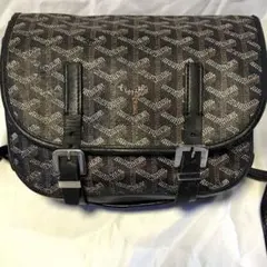 【月末限定価格】GOYARD ショルダーバッグ ヘリンボーン柄 ブラックのサムネイル