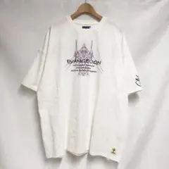 ○★訳有り新品未使用 エヴァンゲリオン EVA-01 プリントTシャツ M 白