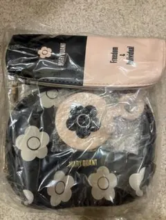 新品未開封　 MARY QUANT フラワー柄ポーチ付きバッグ 付録3点セット