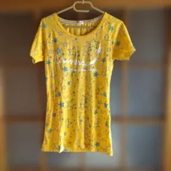 CONVERSE Tシャツ イエロー スター柄 160cm　Y2K 平成レトロのサムネイル