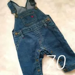ポロベビー デニム オーバーオール サロペット ベビー 70のサムネイル