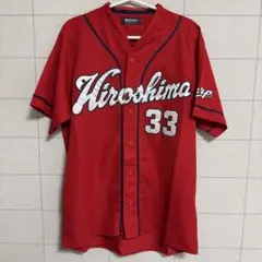 広島東洋カープ ジョンソン 42 ユニフォーム DESCENTE - メルカリ