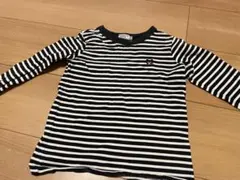 DOUBLE.B ボーダー柄 長袖カットソー 100 ダブルビー ミキハウス