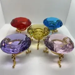 6cmダイヤモンドカット 推し色5色セット まどマギプライズ台座