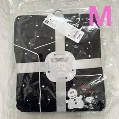 【新品】GU フランネルパジャマ Mサイズ PEANUTS スヌーピー ネイビー