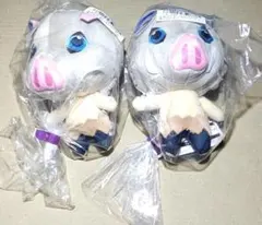 鬼滅の刃　ぬいぐるみVol.4　嘴平伊之助　２点セット