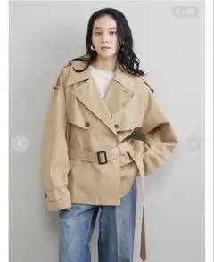 mila owen ショートトレンチ