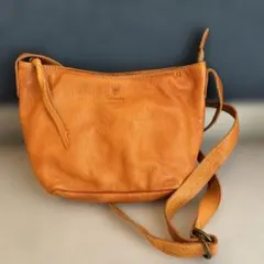 Tideway ショルダーバッグ レザー キャメル