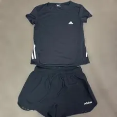 adidas AEROREADY ブラックセットアップ