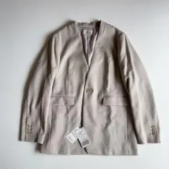 25SS　新品タグ付　ジャーナルスタンダード　LINYツイルノーカラージャケット