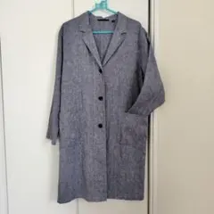 UNIQLO ユニクロ　リネンブレンドコート S