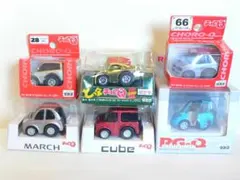 どっ金チョロQ　日産　R90CP　グリーンウィンドー　ポルテ　ランエボ他まとめて