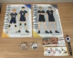 ハイキュー　くら寿司　クリアファイル　マスキングテープ　バッジセット　おまけ付