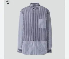 [美品] UNIQLO ユニクロ +j スーピマコットンオーバーサイズシャツ