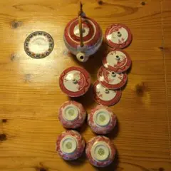 NIKKO DOUBLE EIGHT 陶器製急須と茶碗セット