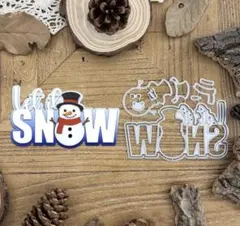 090903【新品未使用】Let it SNOW　カッティングダイ
