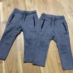ベビーギャップスウェットズボン2枚セット男の子双子90センチ比較的美品