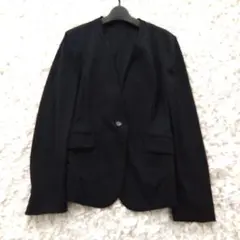 GREEN LABEL RELAXING 洗えるノーカラージャケット　38