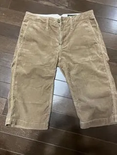 Eddie Bauer ブラウン コーデュロイ ショートパンツ　古着　Sサイズ