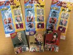 マクドナルド　SPY×FAMILY UNO 3種コンプセット